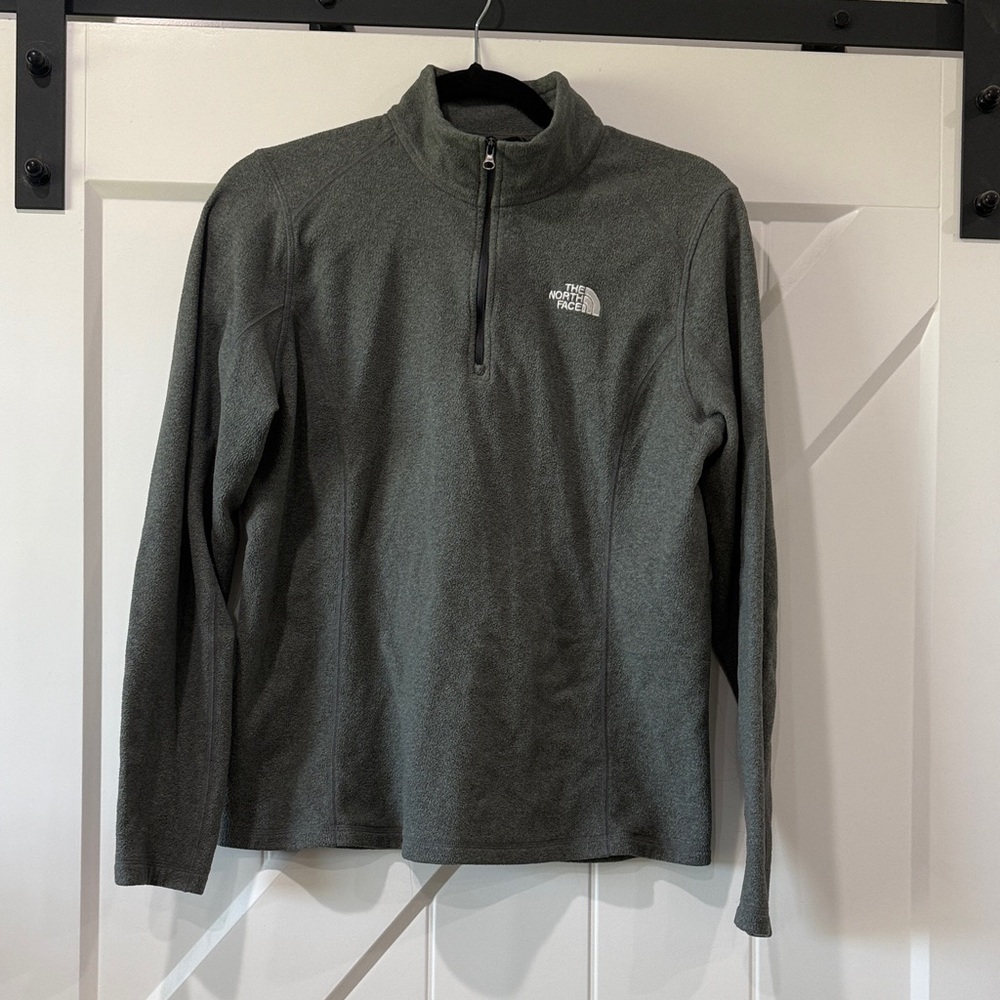 The North Face Women's Gray Zip-Up Sweater
